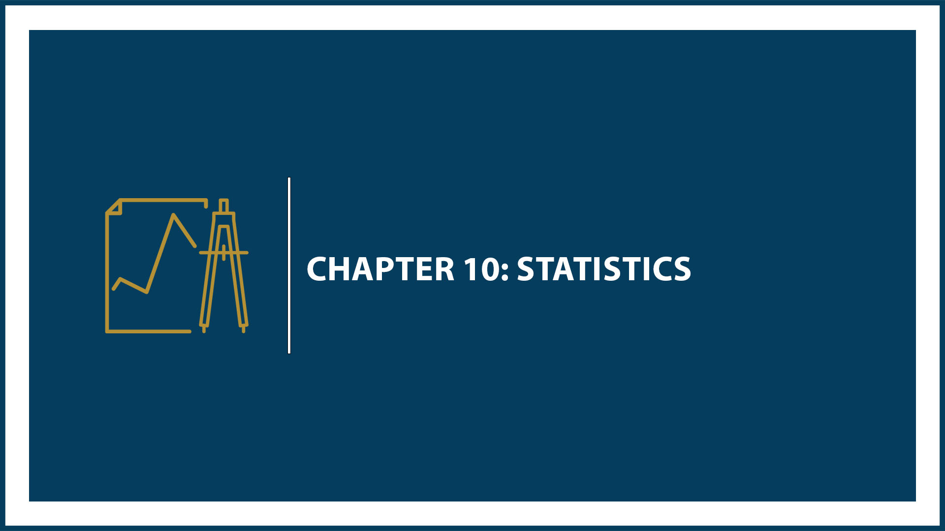 Chapter 10: Statistics